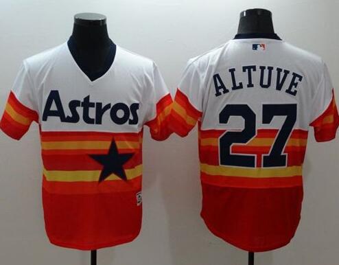Men's Houston Astros ACTIVE PLAYER Custom White Orange Cool Base Stitched Baseball Jersey Men's Houston Astros ACTIVE PLAYER Custom White Orange Cool Base Stitched Baseball Jersey